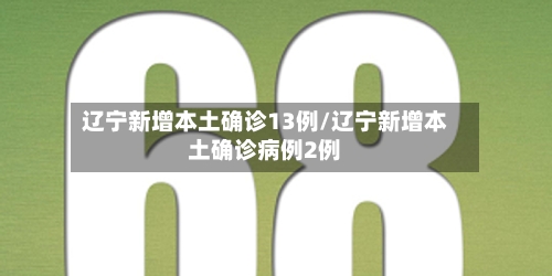 辽宁新增本土确诊13例/辽宁新增本土确诊病例2例-第2张图片
