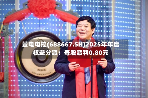 菱电电控(688667.SH)2025年年度权益分派：每股派利0.80元