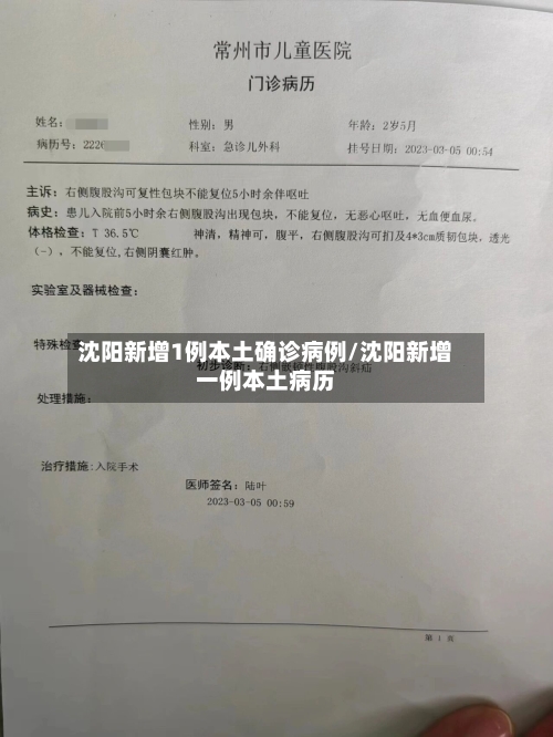 沈阳新增1例本土确诊病例/沈阳新增一例本土病历-第2张图片