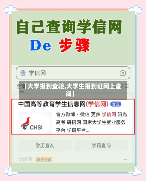 【大学报到查验,大学生报到证网上查询】